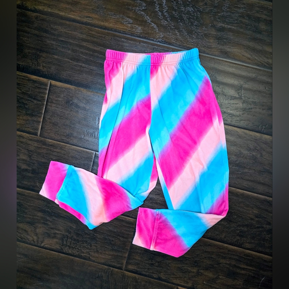 Wonder Nation Girls Rainbow Fleece Pants Medium